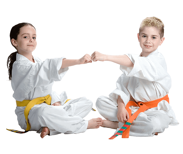Martial Arts Lessons for Kids in Ladera Ranch CA - Kids Greeting Happy Footer Banner