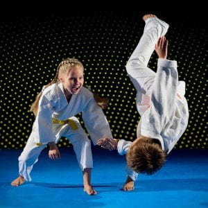 Martial Arts Lessons for Kids in Ladera Ranch CA - Judo Toss Kids Girl